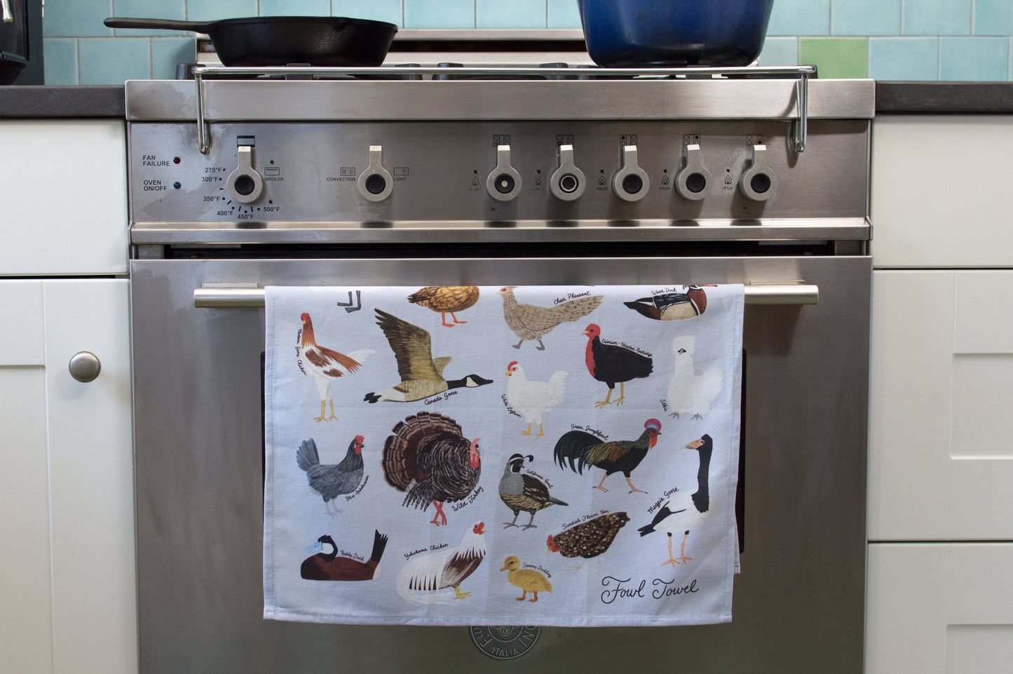 Fowl Towel Dish Towel (18" x 25") 100% cotton