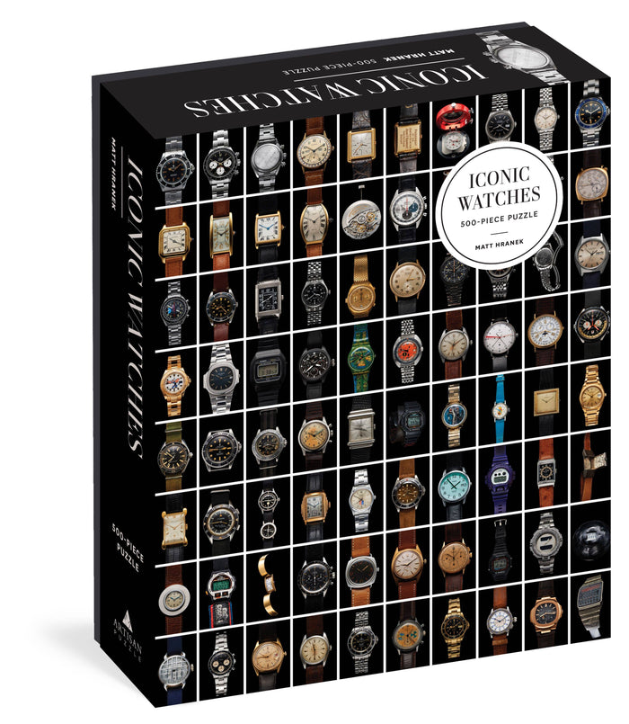 Iconic Watches 500-Piece Puzzle (Approx. 19" x 24")