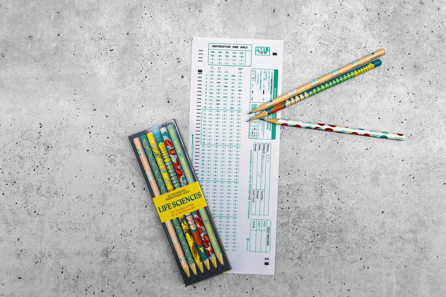 Life Sciences Pencil Set 6-Pack #2 Wooden Pencils