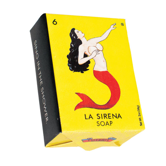 Loteria La Sirena Soap 2 oz Fresh Milk and Cocoa Butter Scent