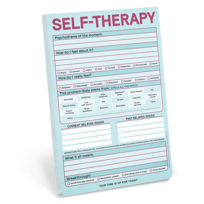 Humorous Self-Therapy Pad (6 x 9 inches) 60 sheets