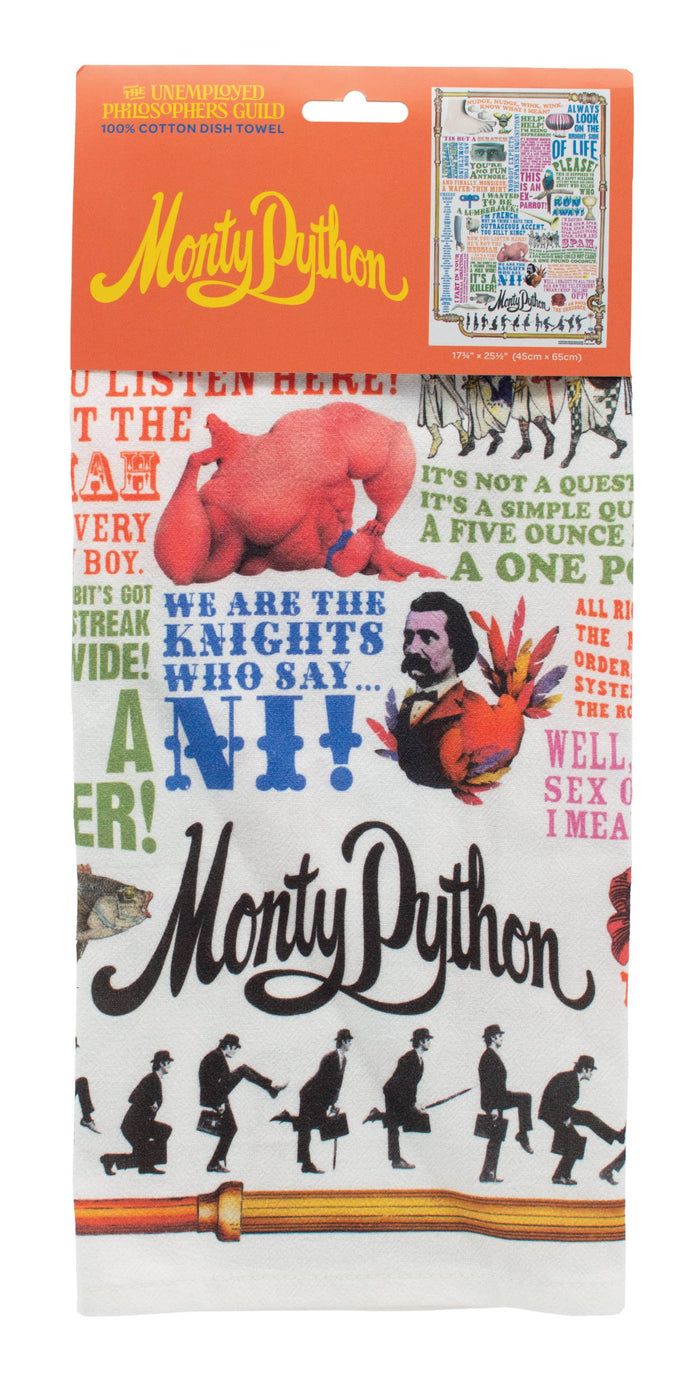 Monty Python Dish Towel (18" x 25.5") 100% Cotton