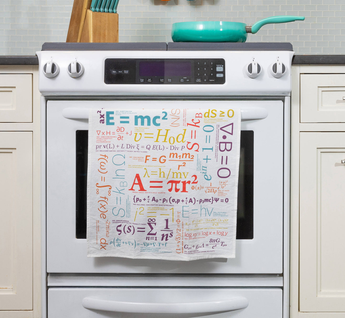 Equations Dish Towel (18" x 25.5") 100% Cotton