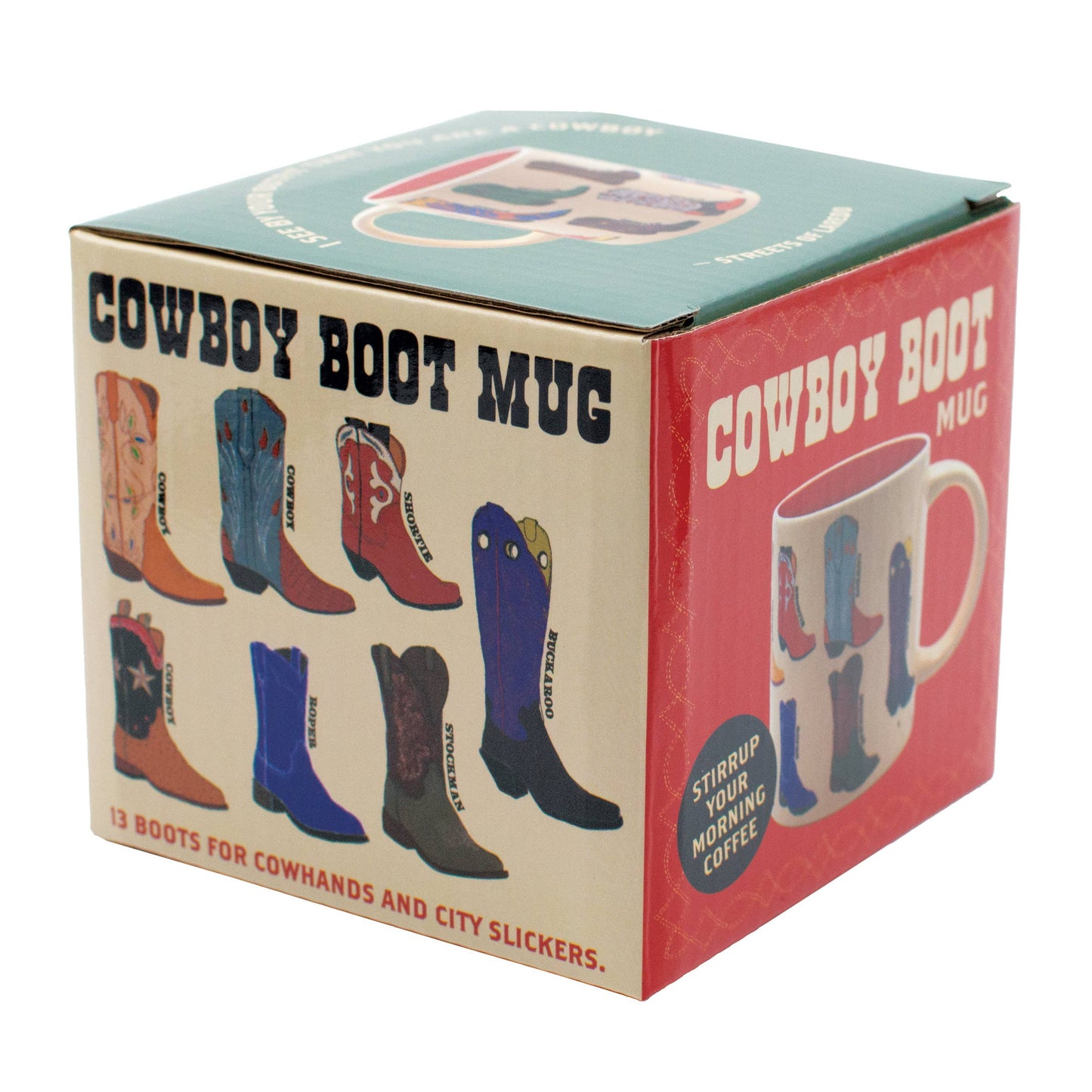 Cowboy Boot 12oz. Ceramic Mug| Stirrup Your Morning Coffee