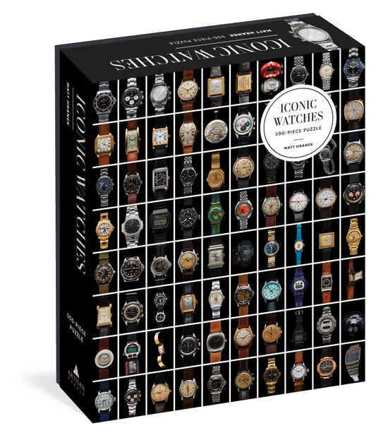 Iconic Watches 500-Piece Puzzle (Approx. 19" x 24")