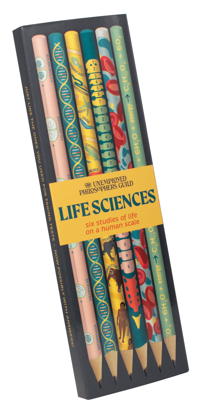 Life Sciences Pencil Set 6-Pack #2 Wooden Pencils